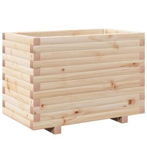 vidaXL Odlingsl&aring;da 70x40x49,5 cm massivt furutr&auml;