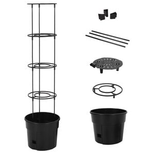 vidaXL Kruka f&ouml;r tomatplanta &Oslash;29,5x115 cm polypropylen