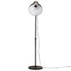 vidaXL Golvlampa 25 W svart 150 cm E27