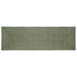vidaXL Omr&aring;desmattor Rektangul&auml;r Olivgr&ouml;n 80 x 200 cm Jute