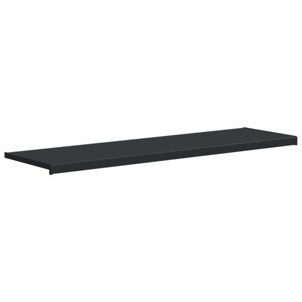 vidaXL F&ouml;nsterbr&auml;da Antracit med tr&auml;korn 160 x 40 x 4,5 cm PVC