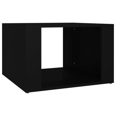 vidaXL Sängbord svart 57x55x36 cm konstruerat trä