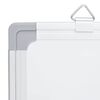 vidaXL Magnetisk whiteboard hopf&auml;llbar 120x80x1,7 cm aluminium