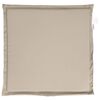 vidaXL Sittdynor för trädgården 2 st taupe 45x45x2 cm fyrkantig