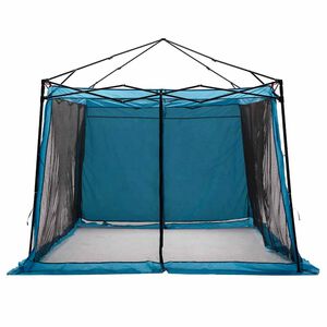 vidaXL Innert&auml;lt 6-personers Bl&aring; taffeta