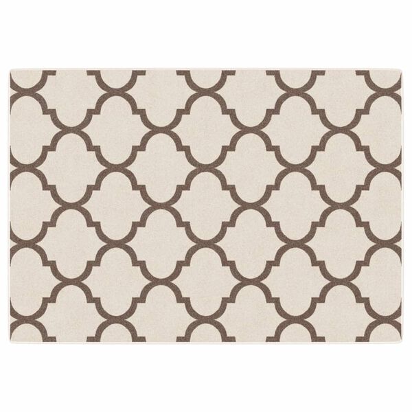 vidaXL Matta kort lugg flerf&auml;rgad inomhus/utomhus 160x230 cm