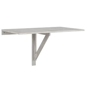vidaXL V&auml;ggbord betonggr&aring; 100x60x56 cm konstruerat tr&auml;