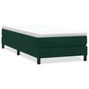 vidaXL Res&aring;rs&auml;ng utan madrass m&ouml;rkgr&ouml;n 80x220 cm sammet