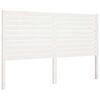 vidaXL S&auml;nggavel vit 166x4x100 cm massiv furu