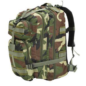 vidaXL Arméryggsäck 50 L kamouflage
