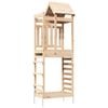 vidaXL Lekstapel Brun 52,5 x 85 x 238 cm Massiv furu
