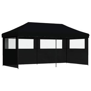 vidaXL Partyt&auml;lt Svart 292 x 580 x 315 cm Oxford Tyg
