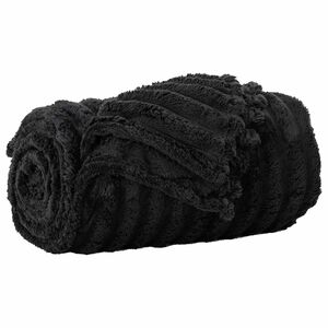 vidaXL Filt Svart 150 x 130 cm 0.45 kg Fleece