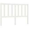 vidaXL S&auml;nggavel vit 166x4x100 cm massiv furu