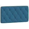 vidaXL Bed with Mattress Blue 100x200 cm Velvet