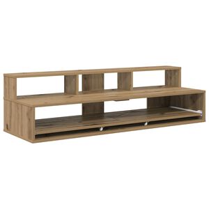 vidaXL Studio skrivbord Artisan-ek 152 x 42,5 x 36 cm Konstruerat tr&auml;