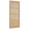 vidaXL Inredningsd&ouml;rr 93 x 211 cm Plywood Naturlig