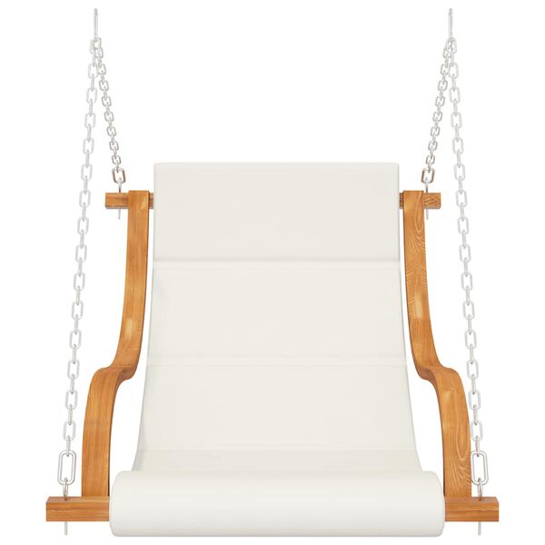 vidaXL Hängstol utan gungställning med dyna böjträ