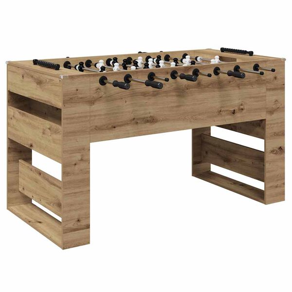 vidaXL Foosballbord Artisan Ek 146,5 x 74 x 85 cm Konstruerat tr&auml;