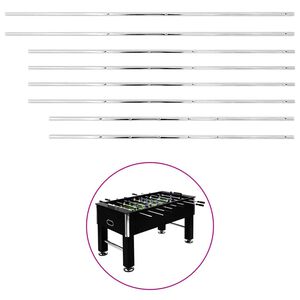 vidaXL St&auml;nger f&ouml;r fotbollsbord 8 st 15,9 mm