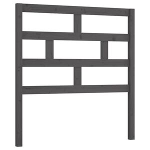 vidaXL S&auml;nggavel gr&aring; 81x4x100 cm massiv furu