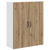 vidaXL V&auml;ggsk&aring;p LUCCA Artisan-ek 80 x 31 x 100 cm Konstruerat tr&auml;