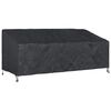 vidaXL Tr&auml;dg&aring;rdsb&auml;nkskydd Svart 200 x 100 x 89 cm 210D Oxford Tyg
