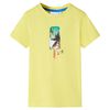 vidaXL T-shirt f&ouml;r barn gul 116