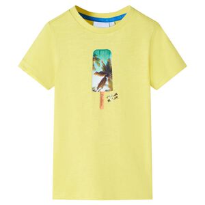 T-shirt f&ouml;r barn gul 116
