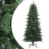 vidaXL Plast Hingad Julgran 180 cm PVC och PE Gr&ouml;n