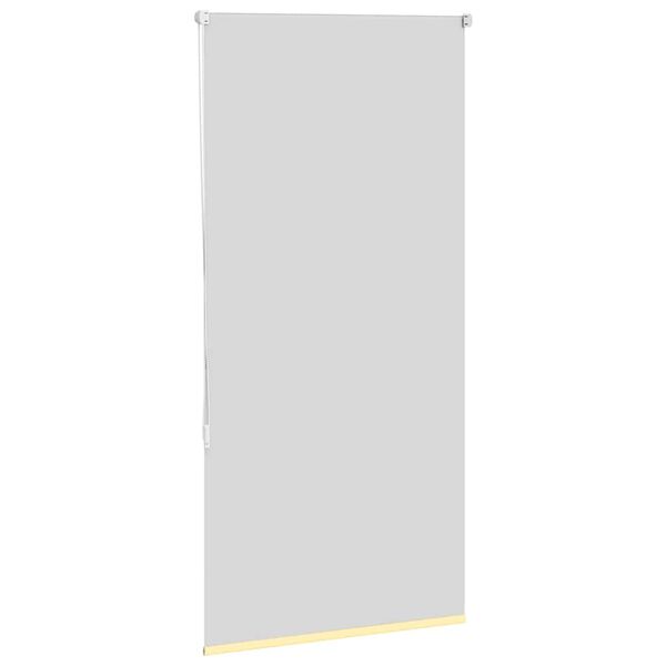 vidaXL Rullgardin m&ouml;rkl&auml;ggningsgul 85x175 cm tygbredd 80,7 cm