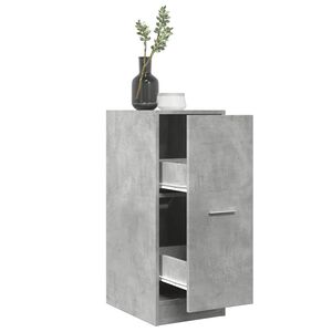 vidaXL Apotekssk&aring;p betonggr&aring; 30x41x77,5 cm konstruerat tr&auml;