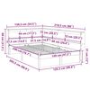 vidaXL S&auml;ng med bokhylla utan madrass vit 120x200 cm massiv furu