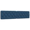 vidaXL Bed with Mattress Blue 200x200 cm Fabric