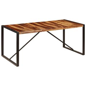 vidaXL Matbord 180x90x75 cm massivt sheshamtr&auml;