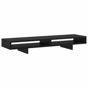 vidaXL Monitorst&auml;ll Svart 100 x 27 x 15 cm Konstruerat tr&auml;