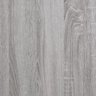 vidaXL Sängbord 2 st grå sonoma 40x35x50 cm konstruerat trä