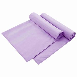 vidaXL Utomhus Stols Handdukar 2 pcs Lila 130 x 60 cm