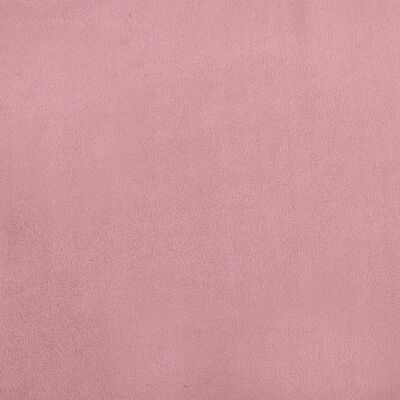 vidaXL Hundbädd rosa 100x50x21 cm sammet