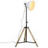 vidaXL Golvlampa 25 W vit 75x75x90-150 cm E27