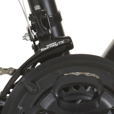 vidaXL Mountainbike 21 växlar 27,5 tums däck 42 cm svart