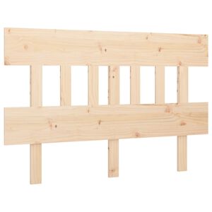 vidaXL S&auml;nggavel 123,5x3x81 cm massiv furu