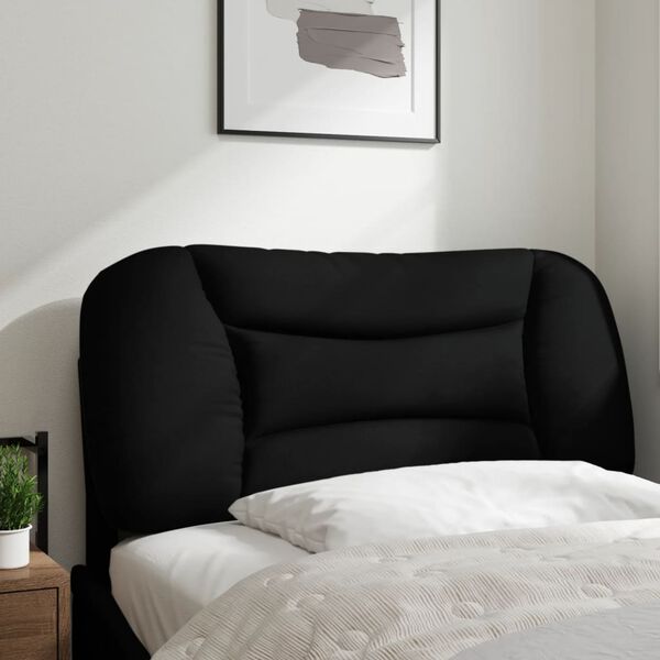 vidaXL Headboard Cushion "Hvar" Black 90 cm Fabric