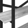 vidaXL Hyllsystem Gr&aring; Sonoma 100 x 33,5 x 178 cm Konstruerat tr&auml;