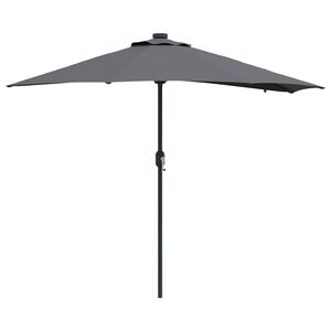 vidaXL Tr&auml;dg&aring;rdsparasol Antracit 294 x 150 x 223 cm Polyester och St&aring;l