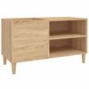 vidaXL Stereob&auml;nk sonoma-ek 84,5x38x48 cm konstruerat tr&auml;