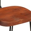 vidaXL Barstolar 2 st 49x43x88 cm mango i massivt trä