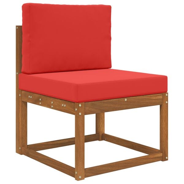 vidaXL Utomhus Soffa Kudde 2 pcs R&ouml;d Polyester