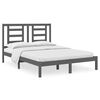 vidaXL S&auml;ngram vit massiv furu 135x190 cm