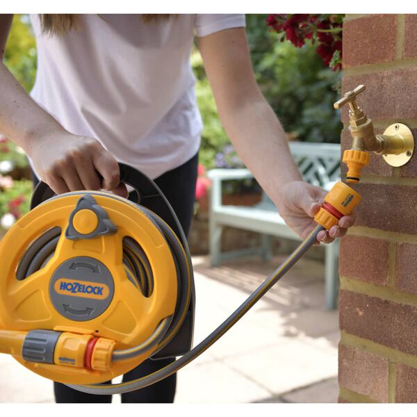 Hozelock Slangvinda med 10 m slang Click & Go